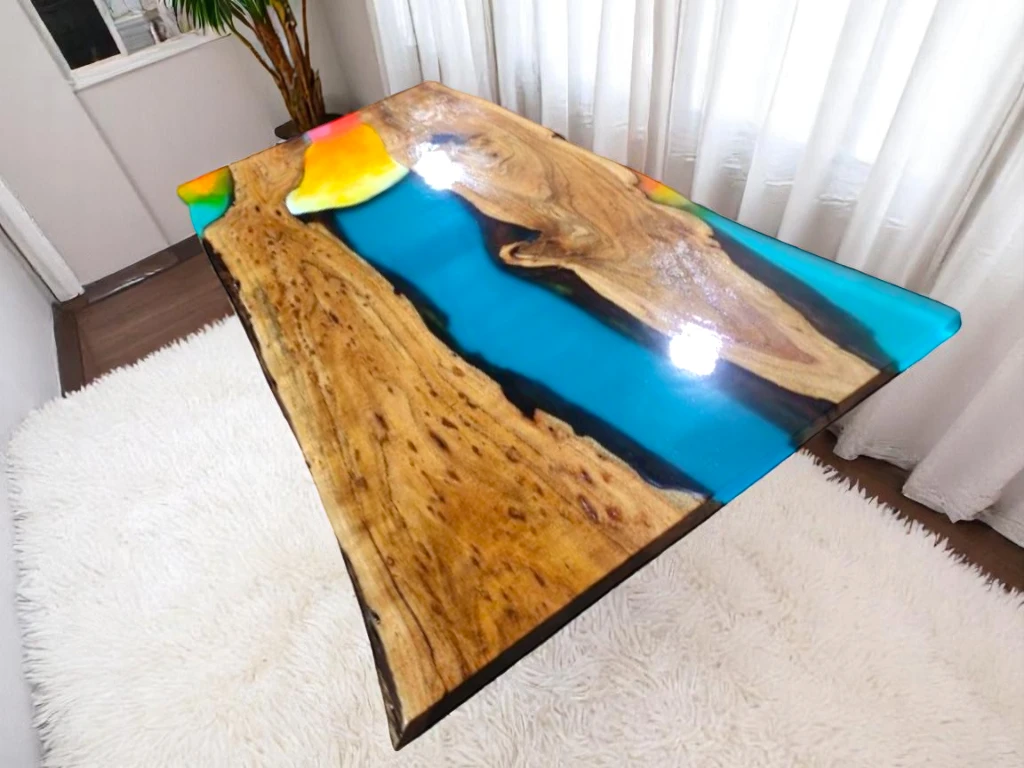  Stunning Live Edge Epoxy Countertops and River Resin Tables